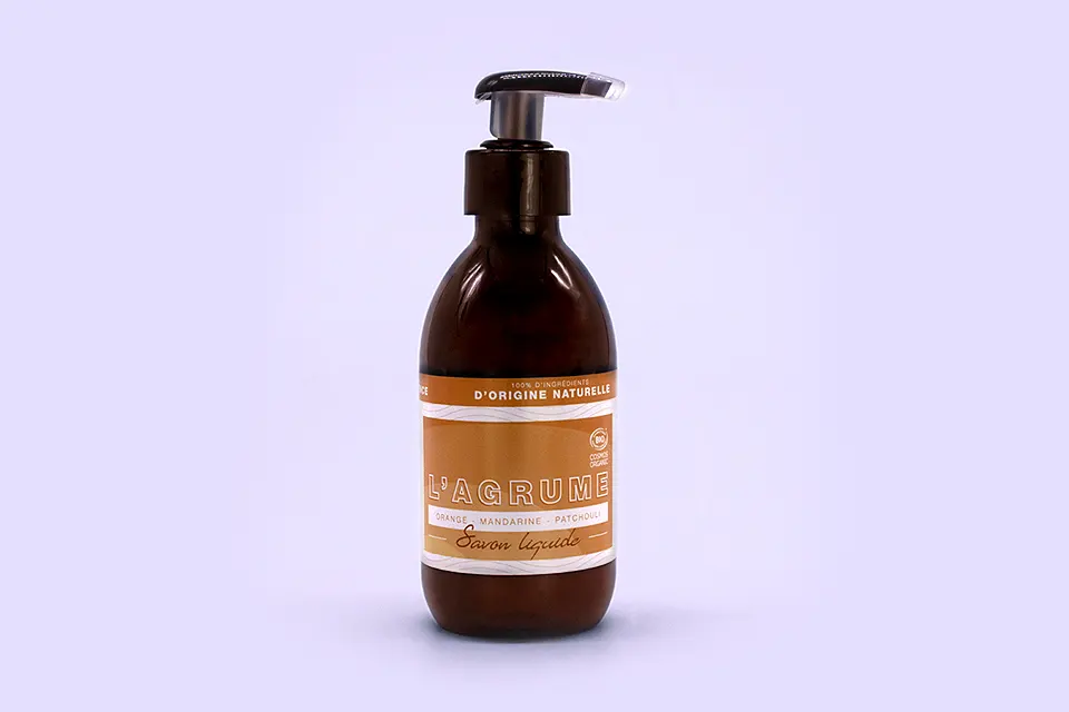 Découvrez notre savon liquide L'Agrume'