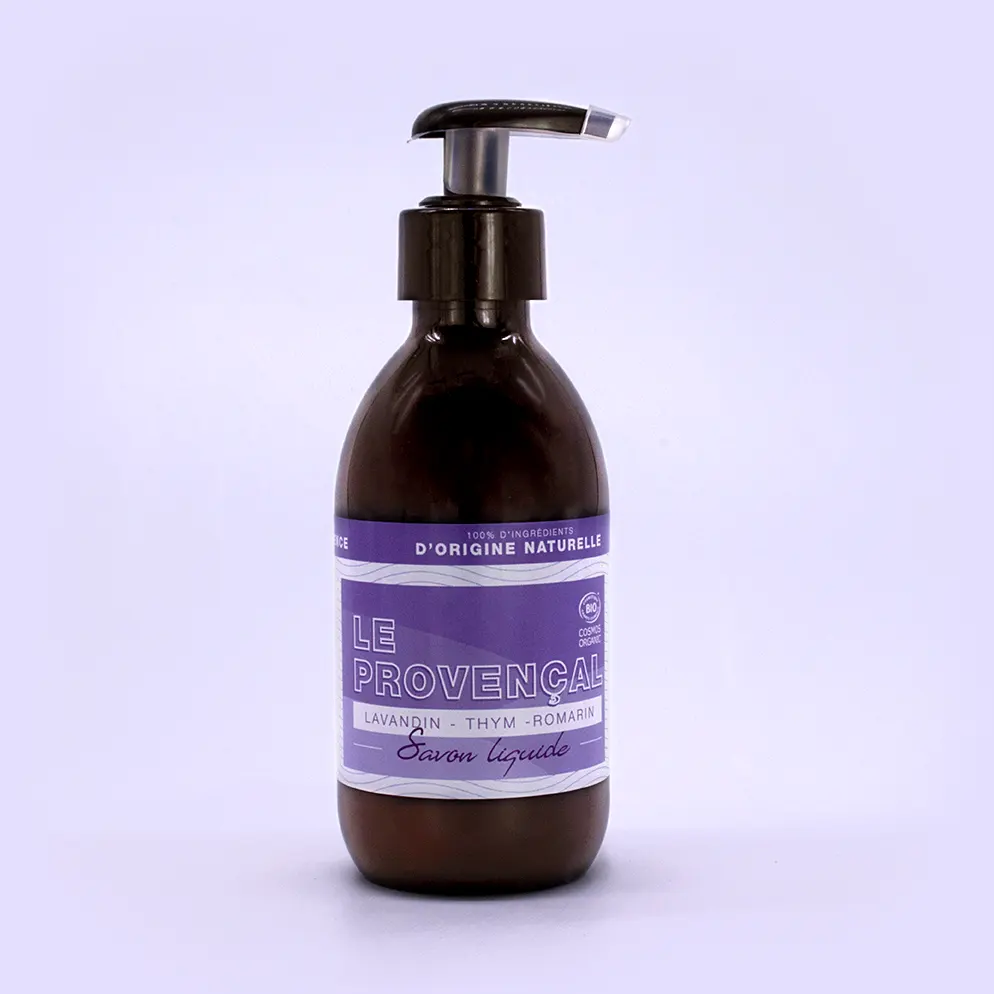 Une bouteille de 250ml de savon liquide Le Provençal